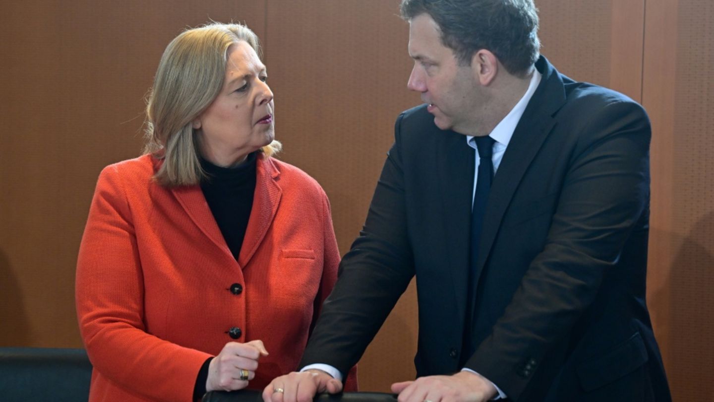 SPD-Chefs Bas (l.) und Klingbeil