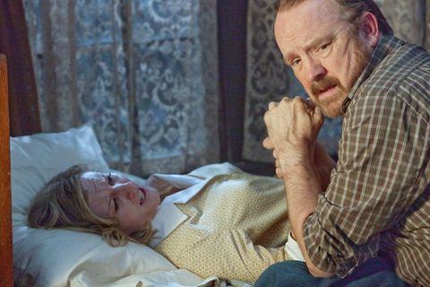 Carrie Anne Fleming mit ihrem Seriengatten Jim Beaver in "Supernatural".