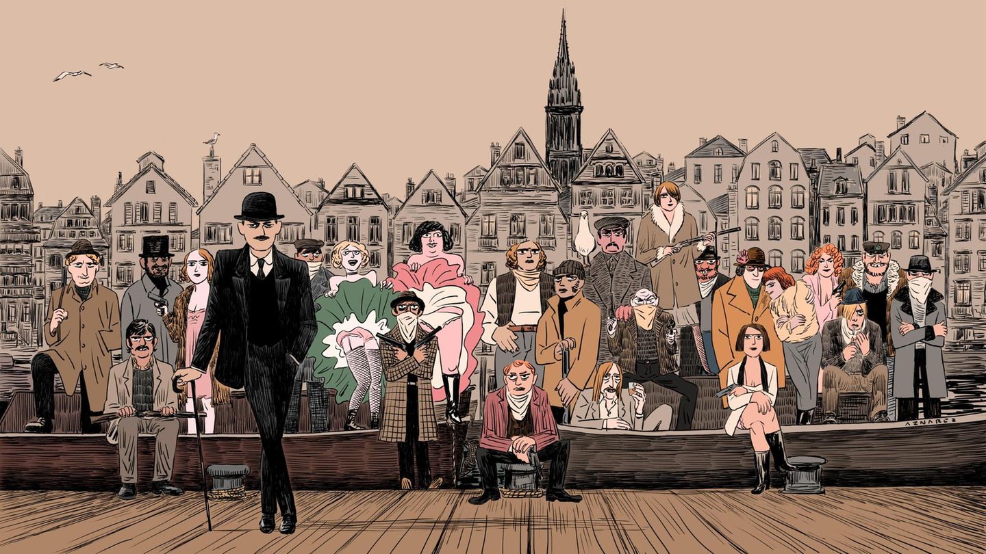 Julius Adolf Petersen, alias der „Lord von Barmbeck“, und seine Bande, die sich als „Barmbecker Verbrechensgesellschaft“ einen Namen machte