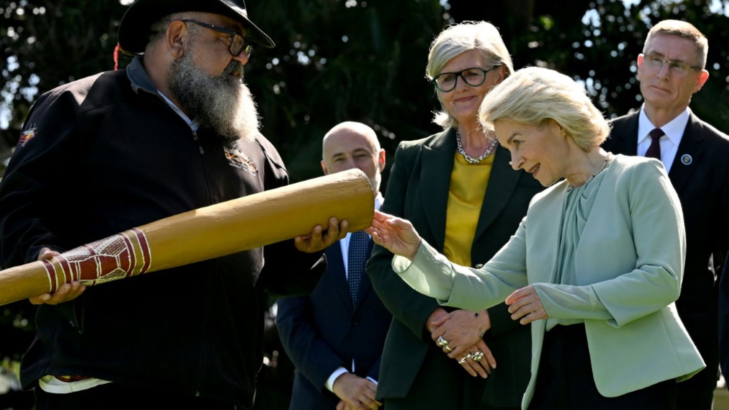 Von der Leyen am Montag in Sydney