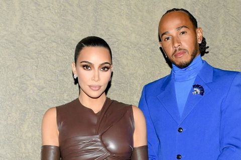 Kim Kardashian und Lewis Hamilton bei den WSJ. Magazine 2021 Innovator Awards.