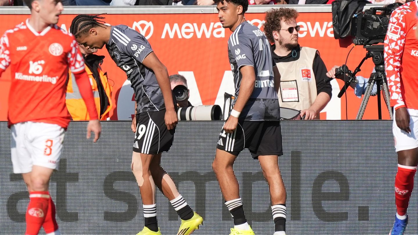 Eintracht Frankfurt hatte in Mainz gleich drei Verletzte zu beklagen. Foto: Marc Schüler/dpa