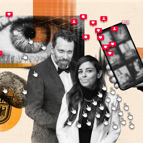 Eine Collage zeigt Christian Ulmen und Collien Fernandes