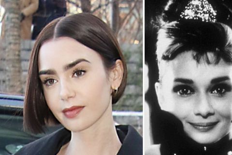 Lily Collins verköpert Audrey Hepburn in einem neuen Biopic.