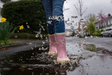 Eine Kaltfront bringt erst Wind und dann auch viel Regen. (Symbolbild) Foto: Benjamin Westhoff/dpa