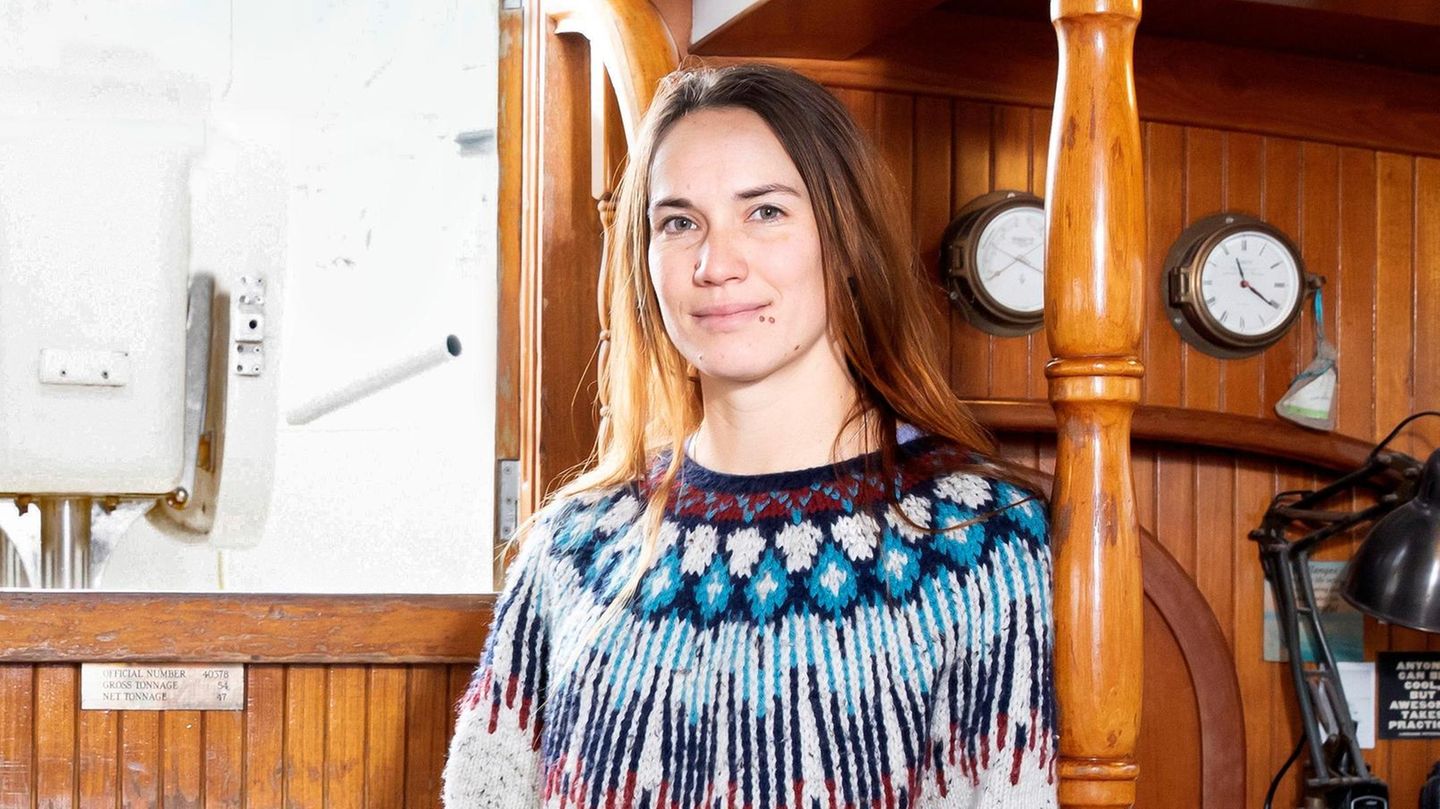 Laura Dekker heute auf ihrem Schulschiff