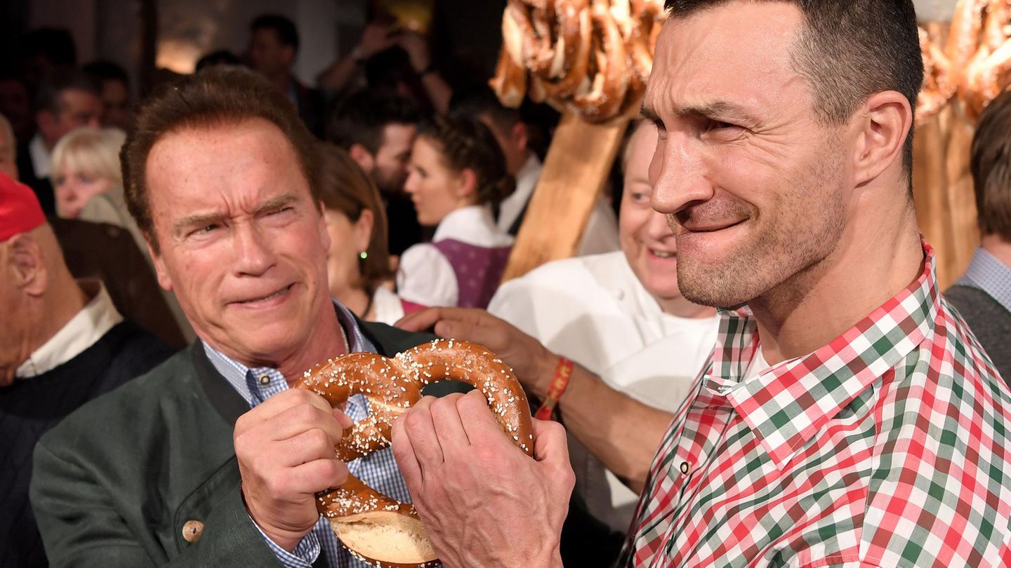 Arnold Schwarzenegger und Wladimir Klitschko