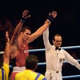 Wladimir Klitschko als Amateurboxer 1996 bei den Olympischen Spielen