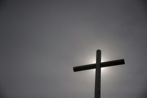 Kreuz auf einer Kirche