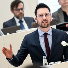 Der Parlamentarische Geschäftsführer der AfD-Landtagsfraktion in Brandenburg, Dennis Hohloch