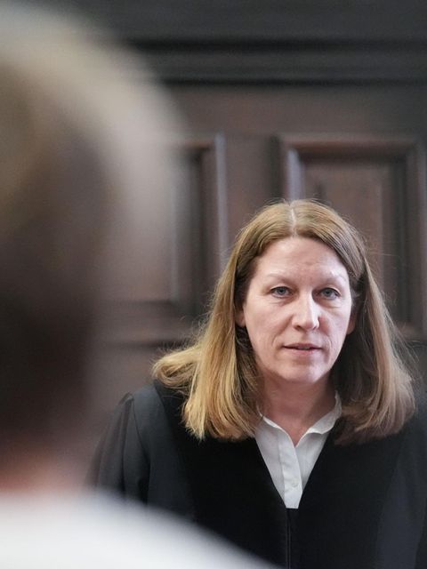 Christina Block im Landgericht Hamburg