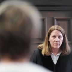 Christina Block im Landgericht Hamburg