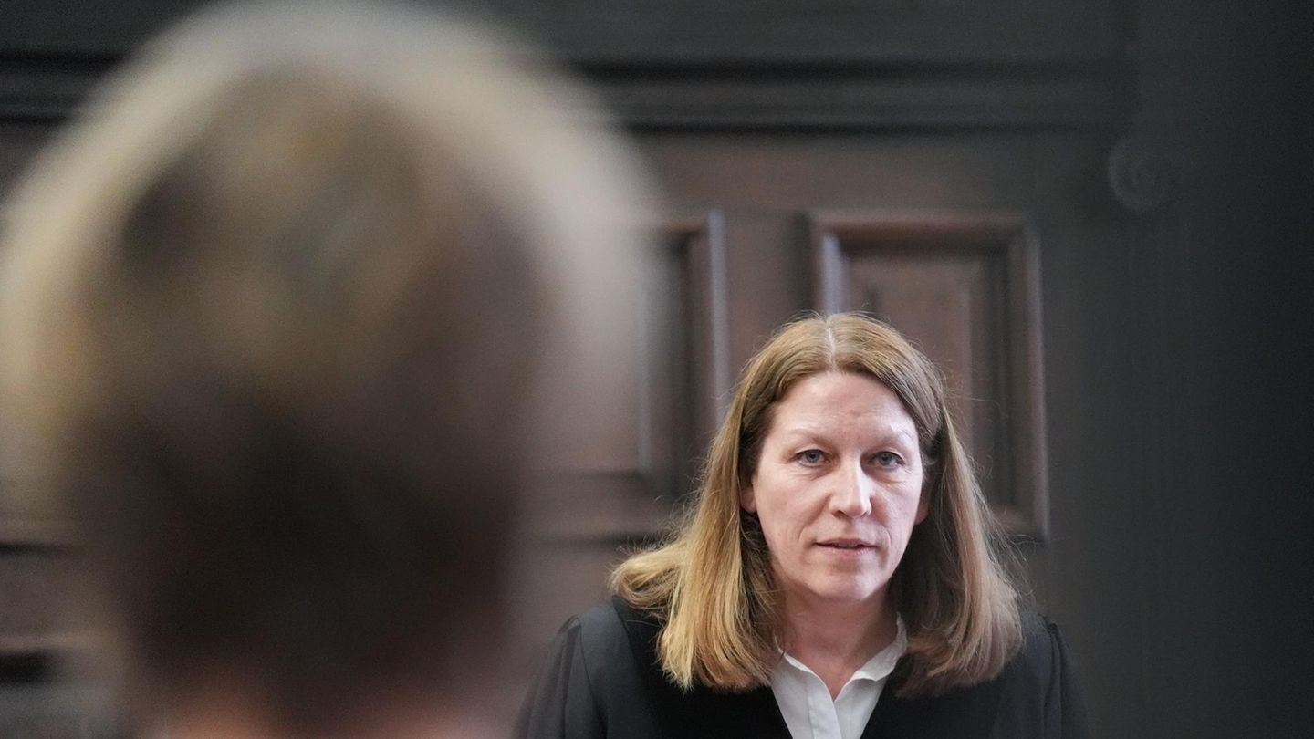 Christina Block im Landgericht Hamburg