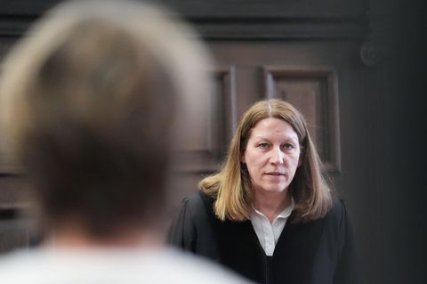 Christina Block im Landgericht Hamburg