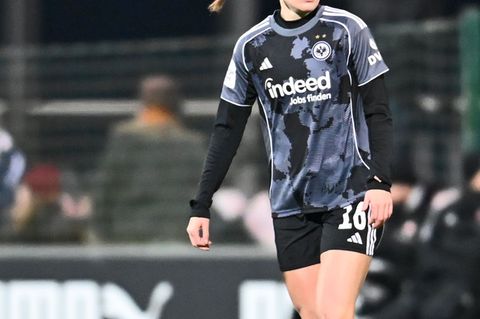 Marthine Östenstad will mit den Eintracht-Frauen ins Finale des Europa Cups. (Archivbild) Foto: Jennifer Brückner/dpa