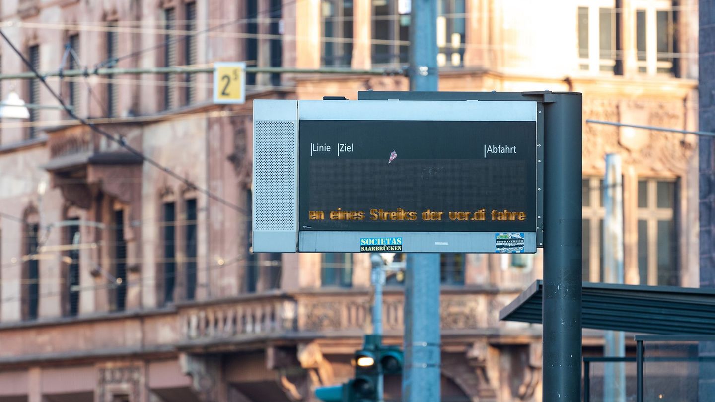 Warnstreik im ÖPNV: Verdi ruft zu ganztägigem Streik bei Saarbahn auf