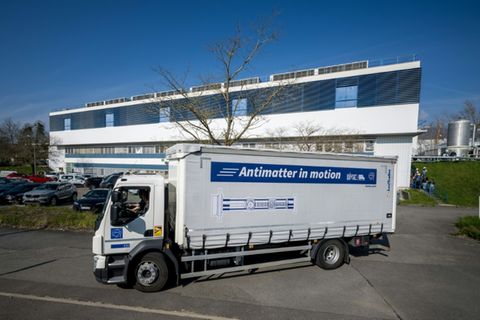 Der Cern-Transporter mit Antimaterie an Bord