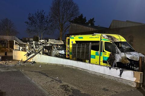 Ein Brandanschlag auf den Rettungsdienst einer jüdischen Gemeinde versetzte London in einen Schockzustand. Foto: Pa/PA Wire/dpa