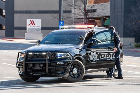 Ein Polizeiwagen im US-Bundesstaat Utah (Symbolbild)