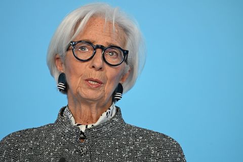 EZB-Chefin Christine Lagarde spricht