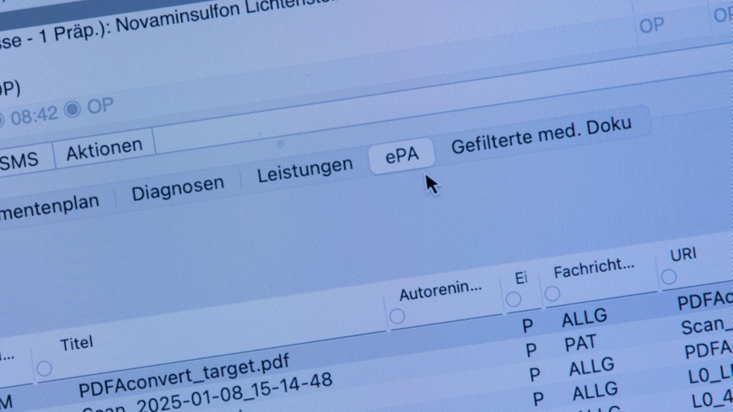 Kliniken kommen mit Einführung elektronischer Patientenakte nur schleppend voran