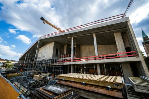 Museumsbaustelle in Berlin