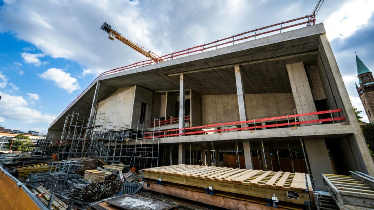 Museumsbaustelle in Berlin