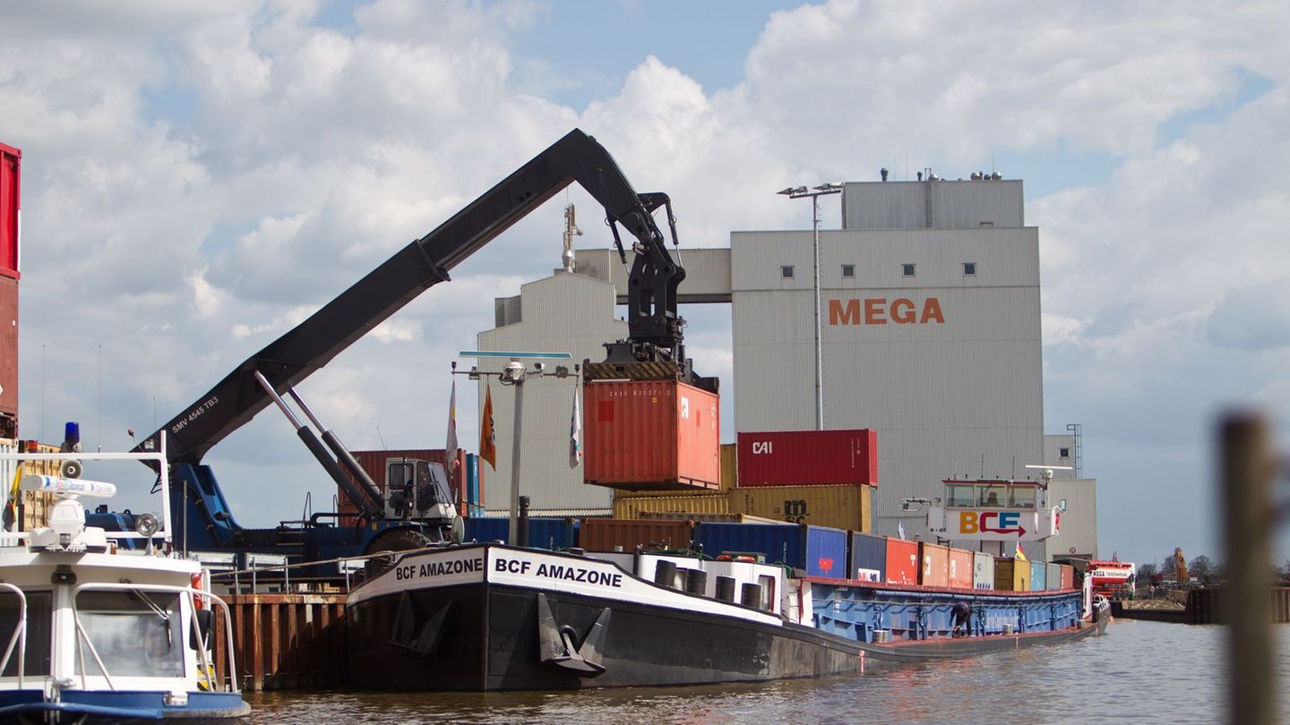 Am häufigsten wurden 2025 Erzeugnisse der Land- und Forstwirtschaft sowie Fischerei verschifft. (Symbolbild) Foto: picture allia