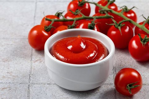 Ketchup und die wichtigste Zutat: Tomaten