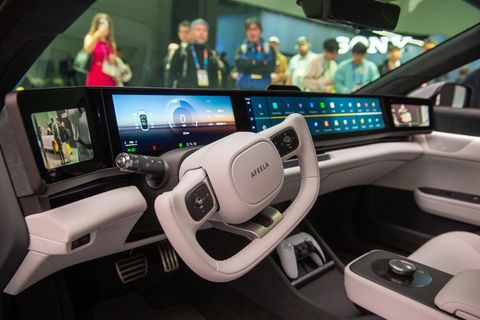 Der Wagen mit dem Namen Afeela 1 sollte den Insassen auch Entertainment aus dem Sony-Konzern bieten. (Archivbild) Foto: Andrej S