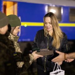 Angelina Jolie in der Ukraine