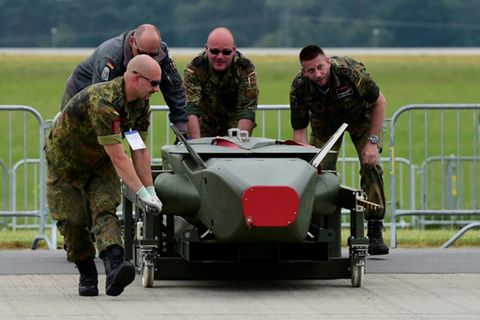Bundeswehrsoldaten mit "Taurus"
