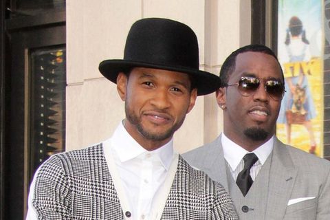 Usher (l.) und "Diddy" kennen sich seit vielen Jahren.
