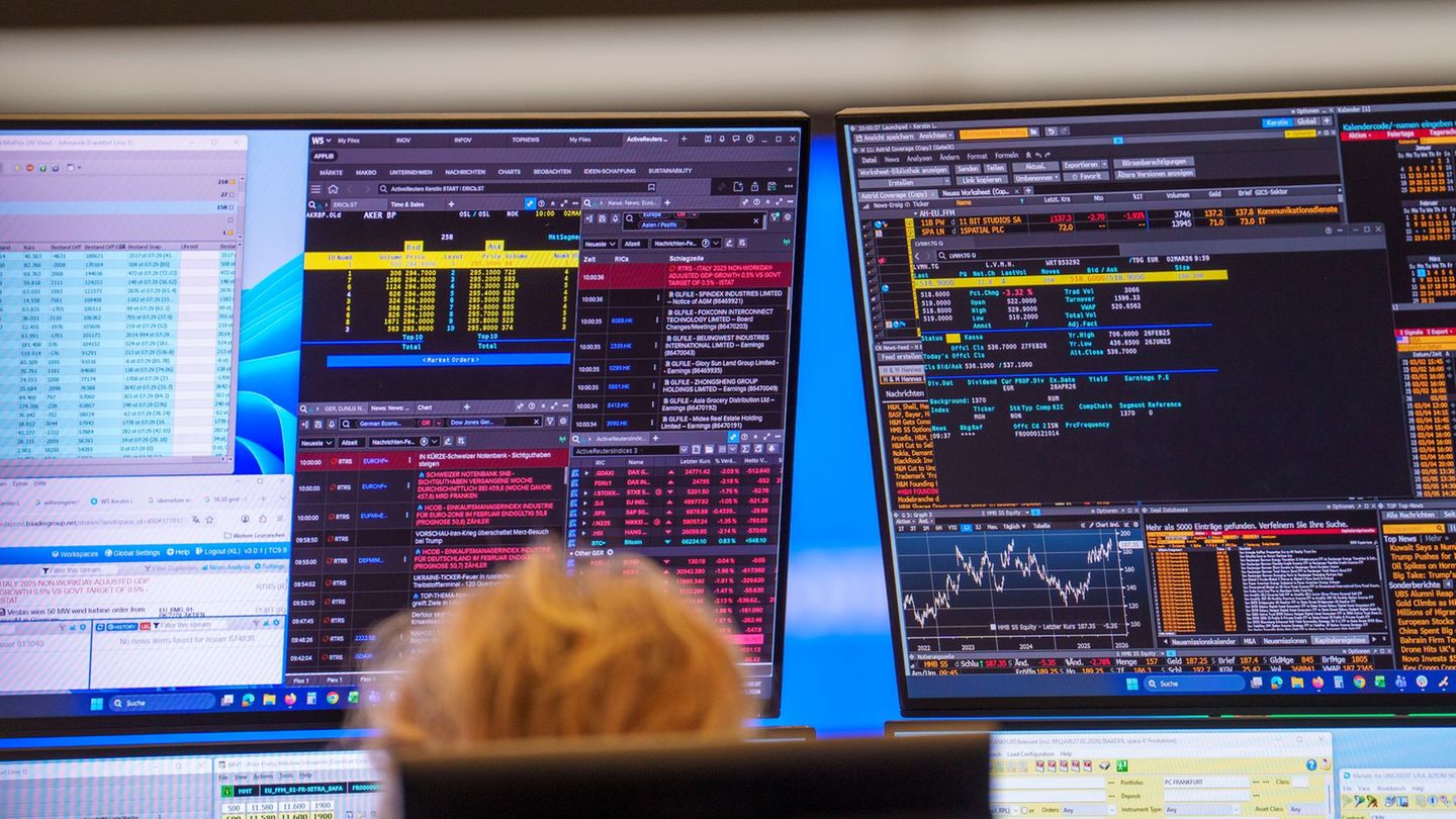 Börse Frankfurt: Unternehmen kaufen so viele Aktien zurück wie nie zuvor (Archivbild) Foto: Andreas Arnold/dpa