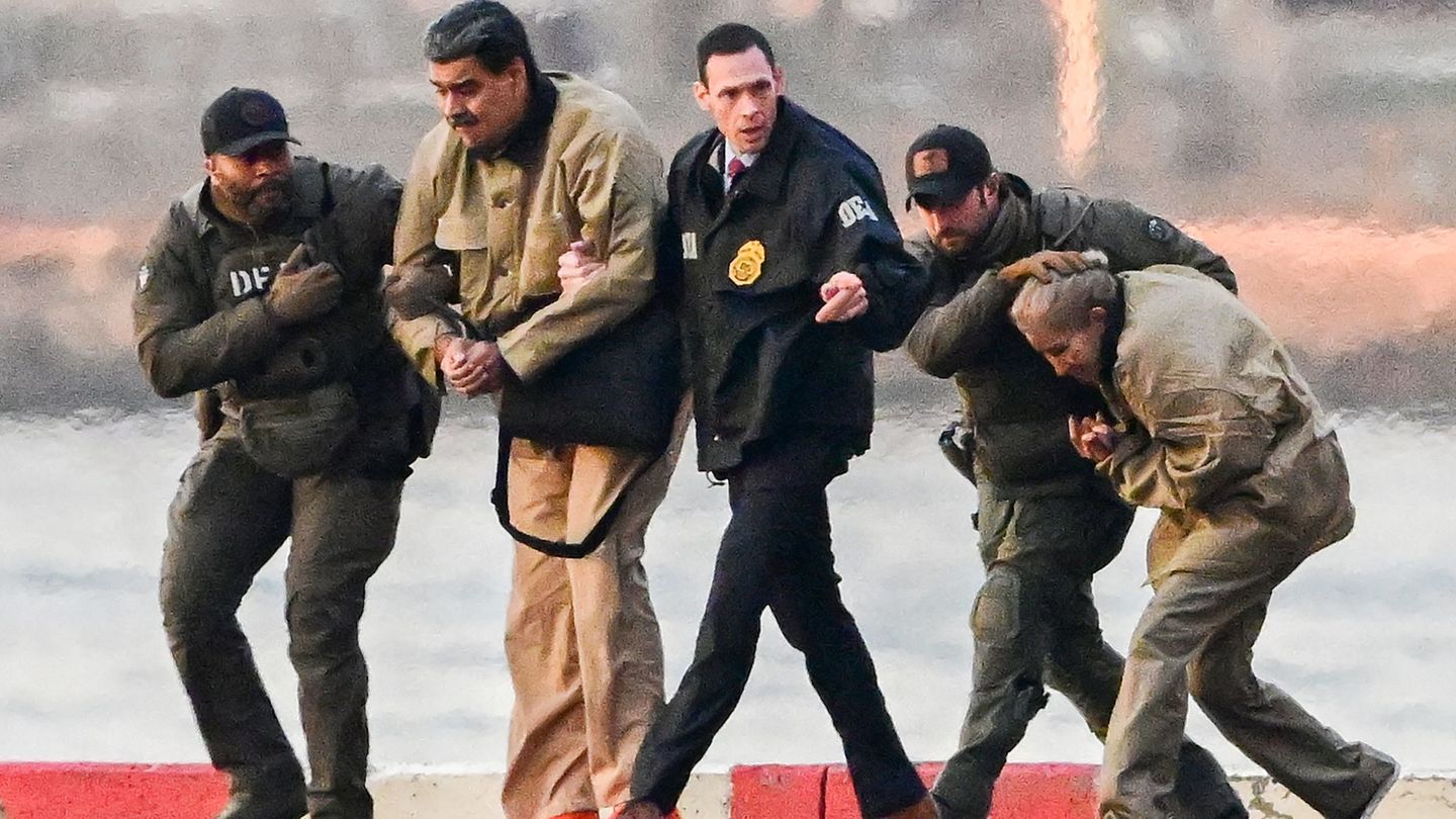 Der gefangengenommene Maduro wird erneut vor Gericht in New York erwartet. (Archivbild) Foto: Kyle Mazza/Zuma Press/dpa