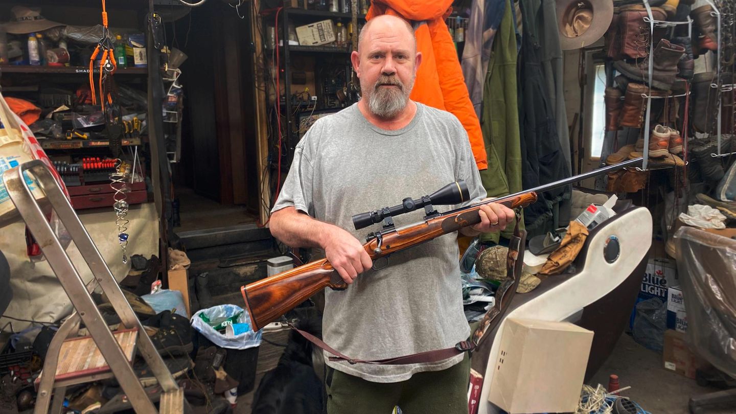 Jim „Jimbo“ Klein ist ein leidenschaftlicher Waffen- und Trump-Fan. Beim Thema Irankrieg aber sieht er sein Land gespalten