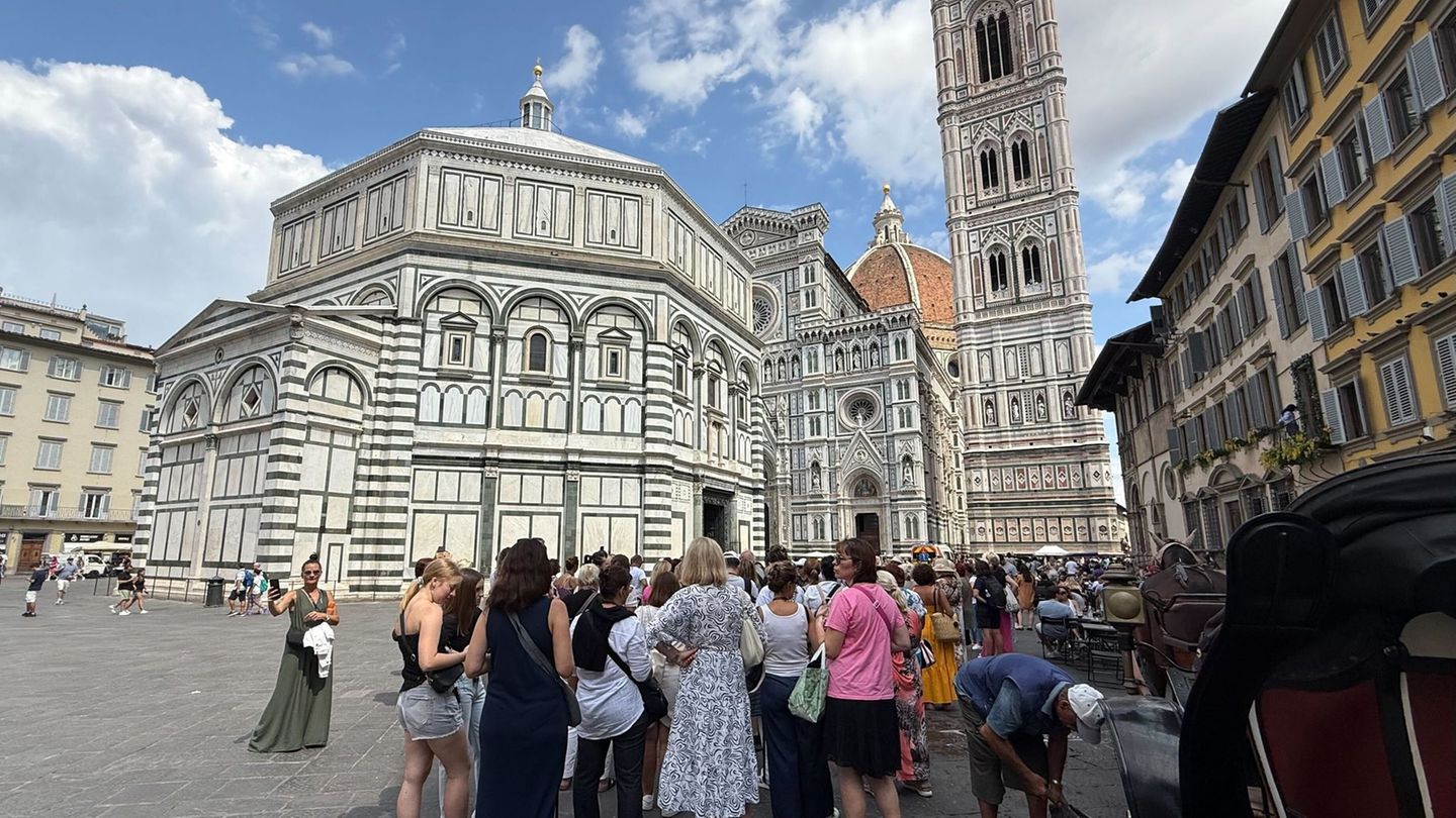Auch in Florenz war das Beben zu spüren. (Archivbild) Foto: Christoph Sator/dpa