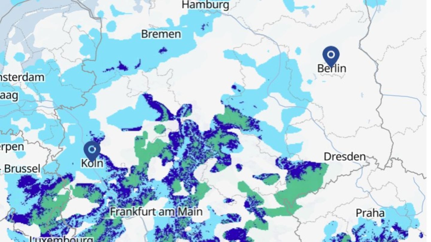 Wetter in Deutschland: Schnee und Kälte vor Ostern: Karten zeigen, wie winterlich es wird