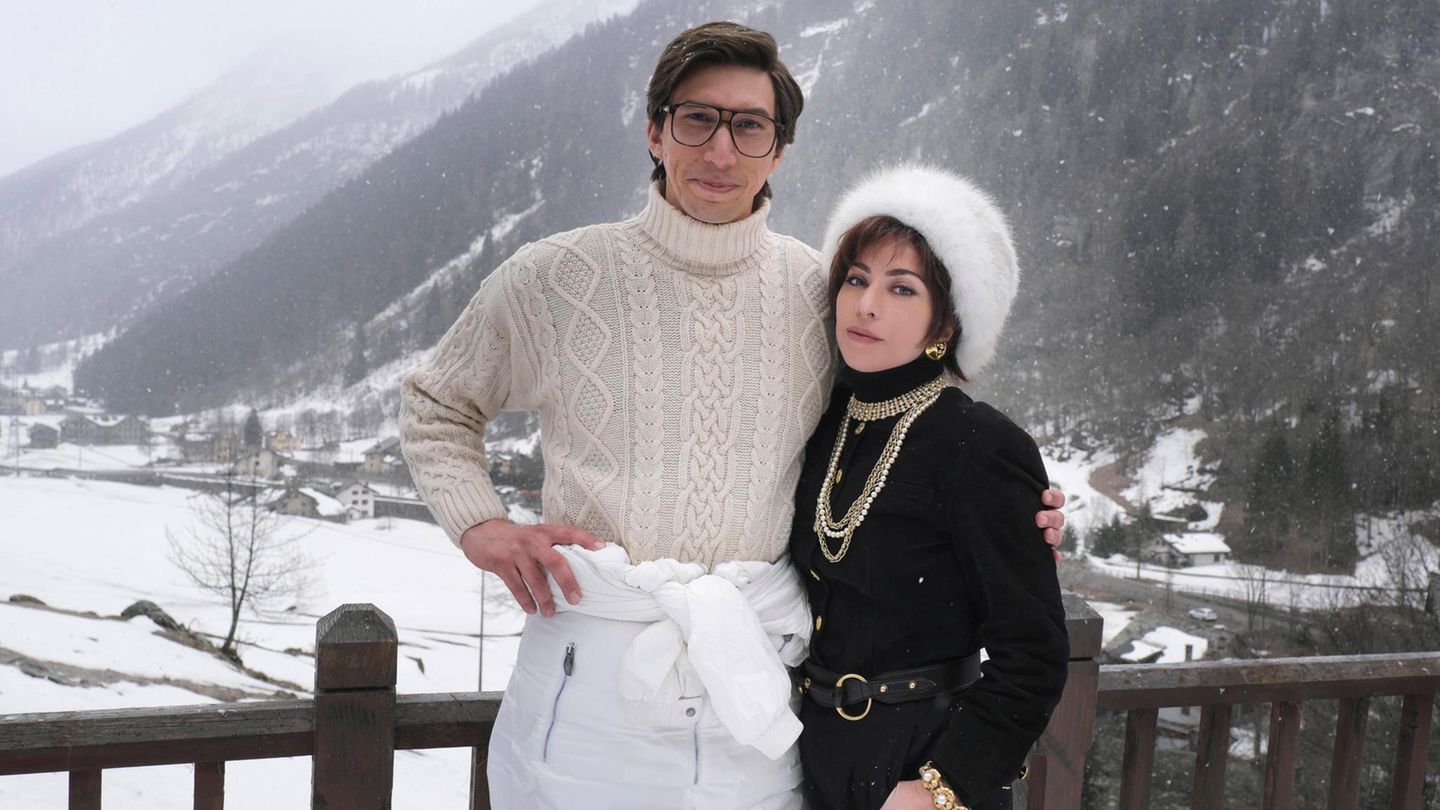 Lady Gaga in einer Filmszene von "House of Gucci"