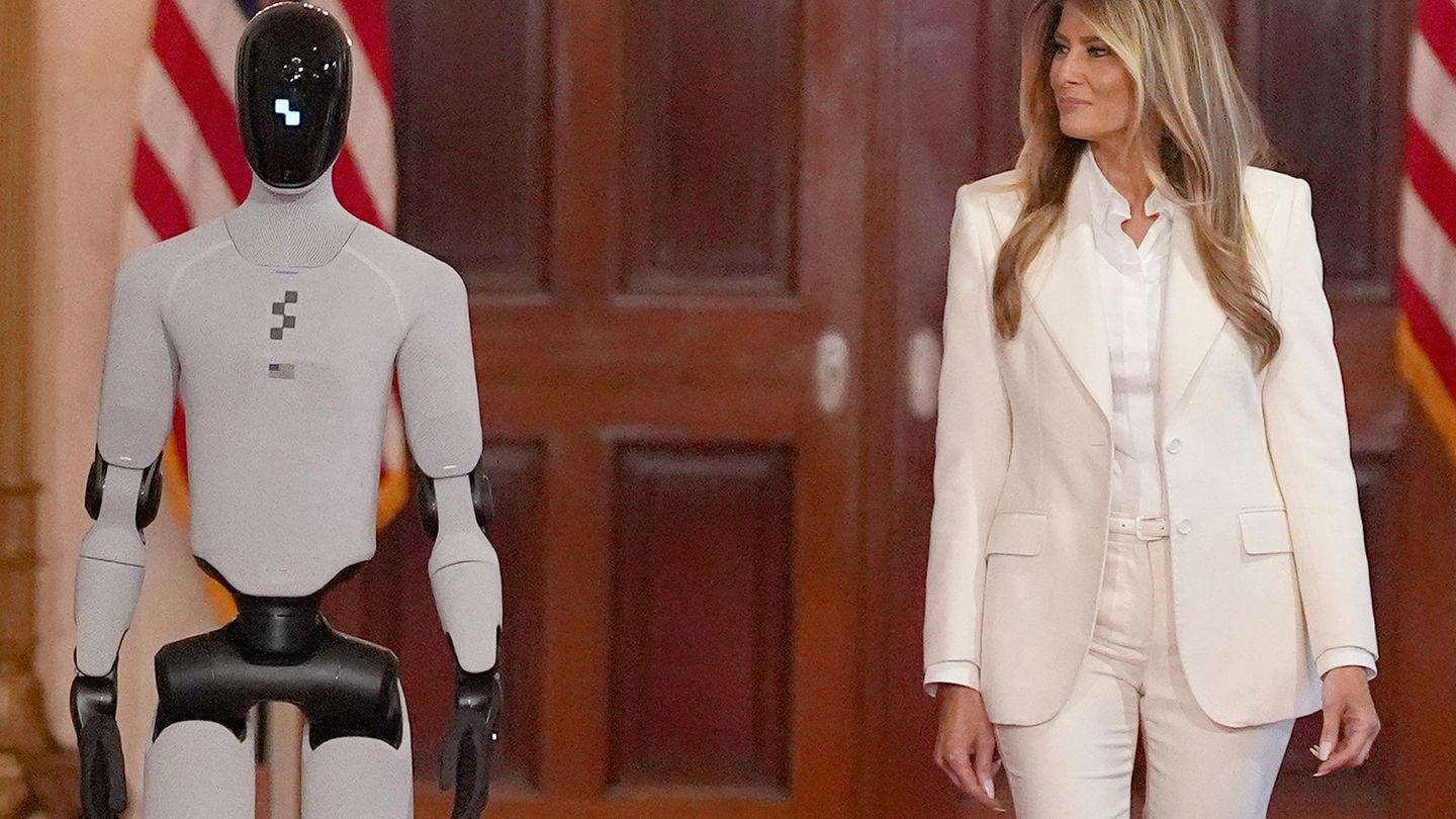 Im Weißen Haus empfängt Melania Trump internationale Gäste – begleitet von einem humanoiden Roboter, der mehrere Sprachen sprich