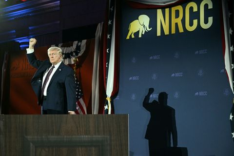 Donald Trump am Mittwoch bei Republikaner-Veranstaltung