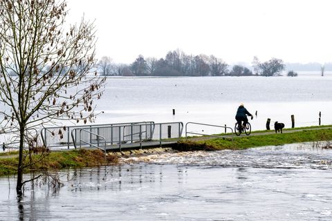Das Hochwasser überflutete Ende 2023 Teile Niedersachsens und Bremen. (Symbolbild) Foto: Sina Schuldt/dpa