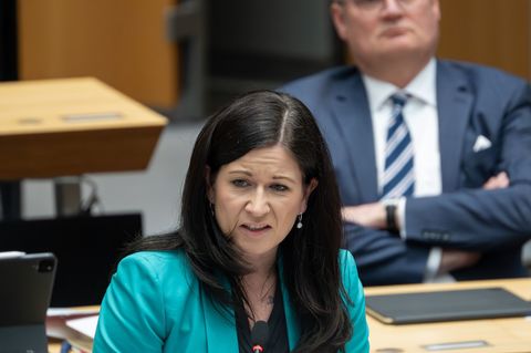Die CDU-Politikerin Katharina Günther-Wünsch (CDU) ist seit 2023 Berlins Senatorin für Bildung, Jugend und Familie. Foto: Soeren