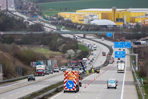 Die A4 wird in den nächsten Monaten zwischen Hohenstein-Ernstthal und Glauchau-West zur Großbaustelle. Foto: Jan Woitas/dpa
