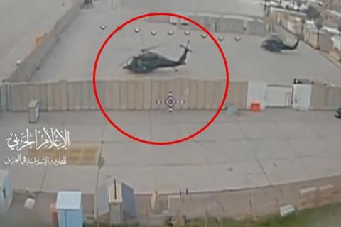 Pro-iranische Miliz meldet: Video soll Angriff auf US-Helikopter auf Militärbasis im Irak zeigen
