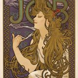 Spielerisch fließt das lange Haar um Kopf und Schultern der Frau und formt sich zu Ornamenten auf diesem Jugendstil-Plakat von Alfons Mucha. Er prägte mit seinen Werken Ende des 19. Jahrhunderts einen eigenen Typus der idealisierten Frauenfigur in der Werbung.