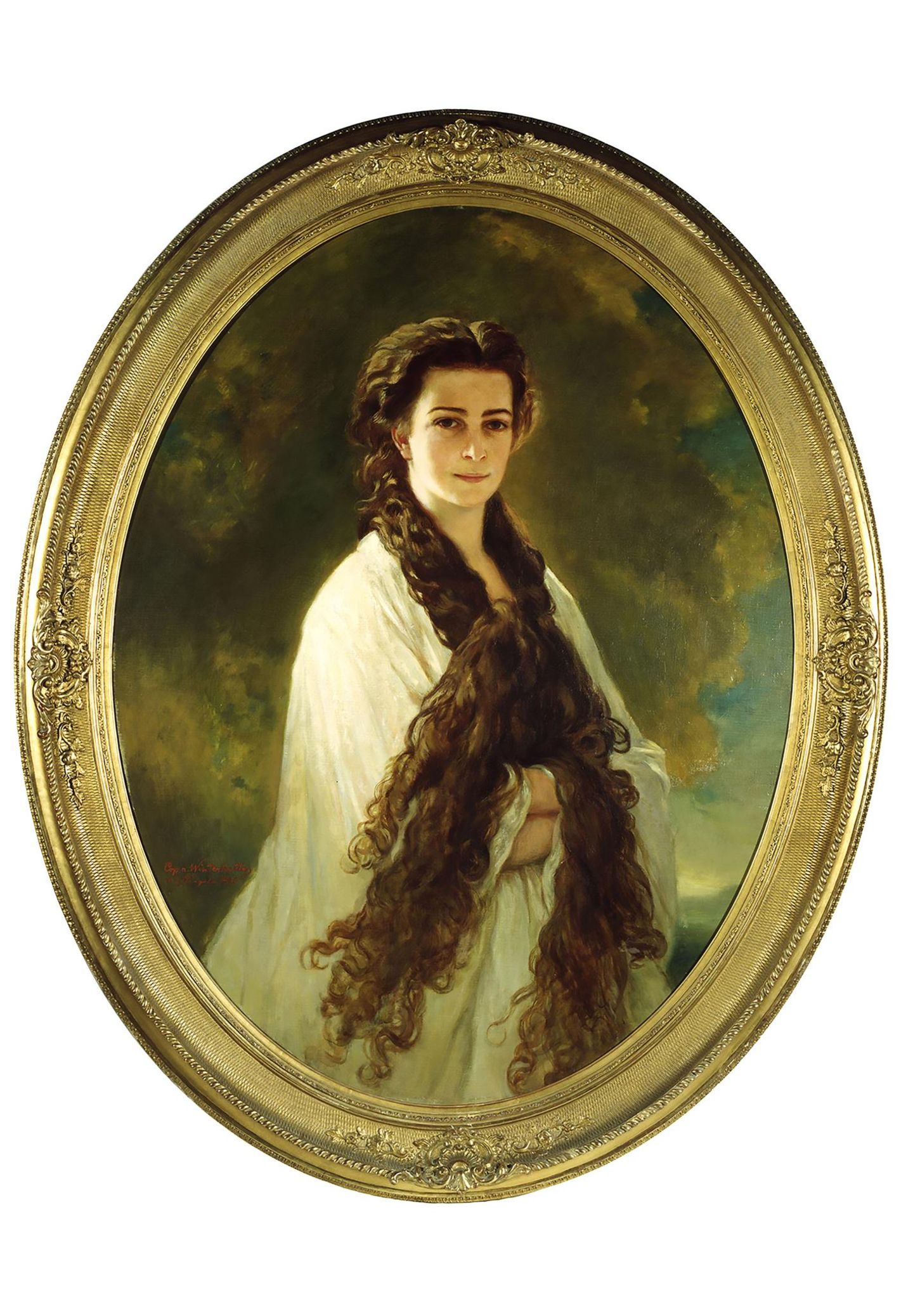 Haare: Gemälde „Kaiserin Elisabeth von Österreich“