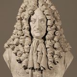 Haare: Ernst Julius Hähnels Büste von Leibniz