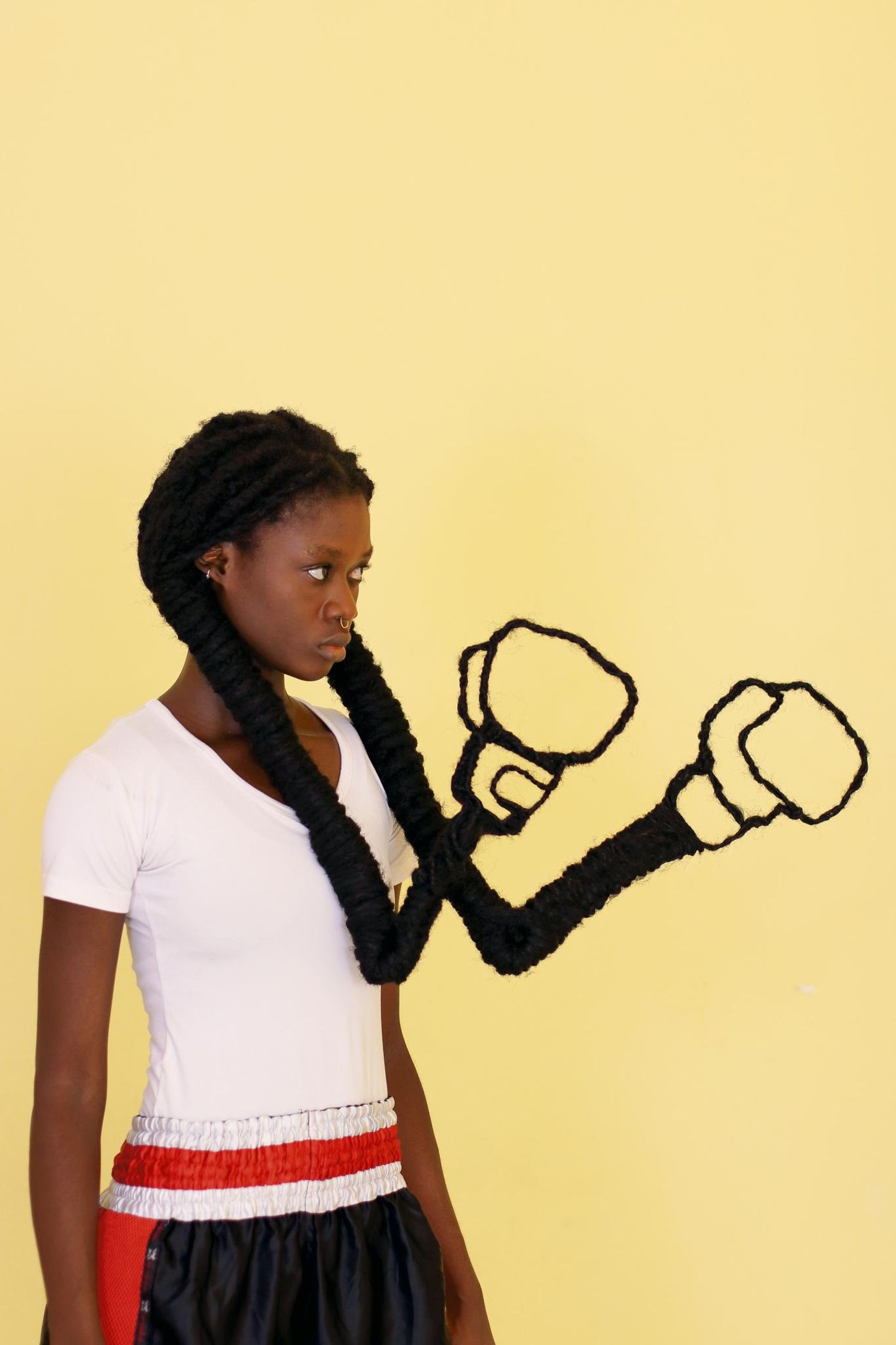 Haare: Laetitia Ky "Fighter"