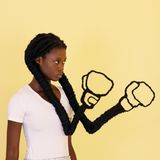 Haare: Laetitia Ky "Fighter"